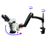 3.35-45X Polarizing LED Light Pneumatic Arm Binocular Zoom Stereo Microscope SZ02060784