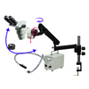 3.35-45X LED Light Flexible Arm Binocular Zoom Stereo Microscope SZ02060725