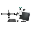 2.0 Megapixels 3.35-45X CMOS Polarizing LED Light Dual Arm Stand Trinocular Zoom Stereo Microscope SZ02060538