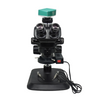 2.0 Megapixels 7-50X CMOS ESD Safe Post Stand Fluorescence Light ESD Trinocular Zoom Stereo Microscope SZ02090133