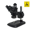 7-50X ESD Safe UV FREE LED Light Post Stand ESD Trinocular Zoom Stereo Microscope SZ02090134