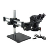 7-50X ESD Safe Dual Arm Stand Fluorescence Light ESD Binocular Zoom Stereo Microscope SZ02090542