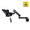 7-50X Flexible Arm ESD Safe Fluorescence Light ESD Binocular Zoom Stereo Microscope SZ02090642