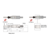 0-1″ Mechanical Micrometer Head Graduation 0.001″ 1" Flat with Clamp Nut Mechanical Micrometer Head (Thimble Diameter: Dia. 18mm, Reverse Reading) Mitutoyo-150-832