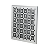 Manufacturing Precision ±10μm Aluminum Checkerboard Calibration Target compatible with Aprilgrid (320x320mm 6x6) CT20090303