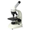 40X-400X Beginner Biological Compound Microscope, Monocular, LED Light