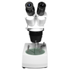 20X/40X Widefield Stereo Microscope, Binocular, Post Stand, Halogen Top and Bottom Light, Bright Field (360° Rotatable Head)