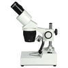 20X/40X Widefield Stereo Microscope, Binocular, Post Stand, LED Top Light (360° Rotatable Head)