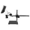 LED Video Microscope, LCD 10 in. Monitor, Industrial Inspection, Boom Stand