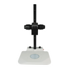 Microscope Track Stand, 39mm Fine Focus Rack, LED Bottom Light Base (Dimmable)