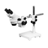 7X-45X Widefield Zoom Stereo Microscope, Binocular, Single Arm Boom Stand with Arbor