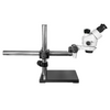 7X-45X Widefield Zoom Stereo Microscope, Trinocular, Single Arm Boom Stand (Siedentopf)