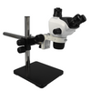 6.6X-51X Widefield Zoom Stereo Microscope, Trinocular, Single Arm Boom Stand