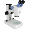 7X-30X Widefield Zoom Stereo Microscope, Binocular, Track Stand, LED Top and Bottom Light (60° Viewing Angle)