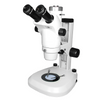 6X-50X Widefield Zoom Stereo Microscope, Trinocular, Track Stand, LED Top and Bottom Light
