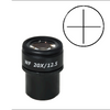 WF 20X Widefield Focusable Microscope Eyepiece with Reticle, Cross Line, High Eyepoint, 30mm, FOV 12.5mm, Adjustable Diopter (One)