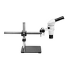 8X-80X Widefield Parallel Zoom Stereo Microscope, Binocular, Single Arm Boom Stand, Siedentopf 0-35° Viewing Angle