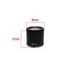 1X Infinity-Corrected Plan Achromatic Microscope Objective Lens Working Distance 78mm, Screw Thread:M58x1.25mm