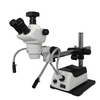 8X-50X Widefield Zoom Stereo Microscope, Trinocular, Single Arm Boom Stand + Halogen Fiber Optic Illuminator + 3M CMOS Digital Camera