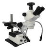 8X-50X Widefield Zoom Stereo Microscope, Trinocular, Single Arm Boom Stand + Halogen Fiber Optic Illuminator + 3M CMOS Digital Camera