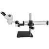 8X-50X Widefield Zoom Stereo Microscope, Binocular, Double Arm Boom Stand