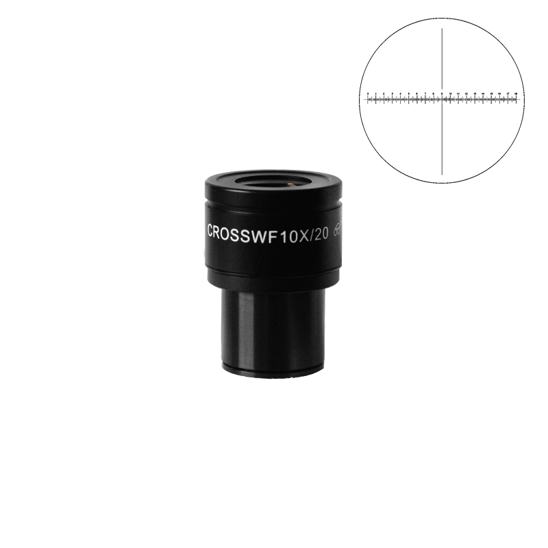 WF 10X Widefield Focusable Microscope Eyepiece with Reticle, XAxis