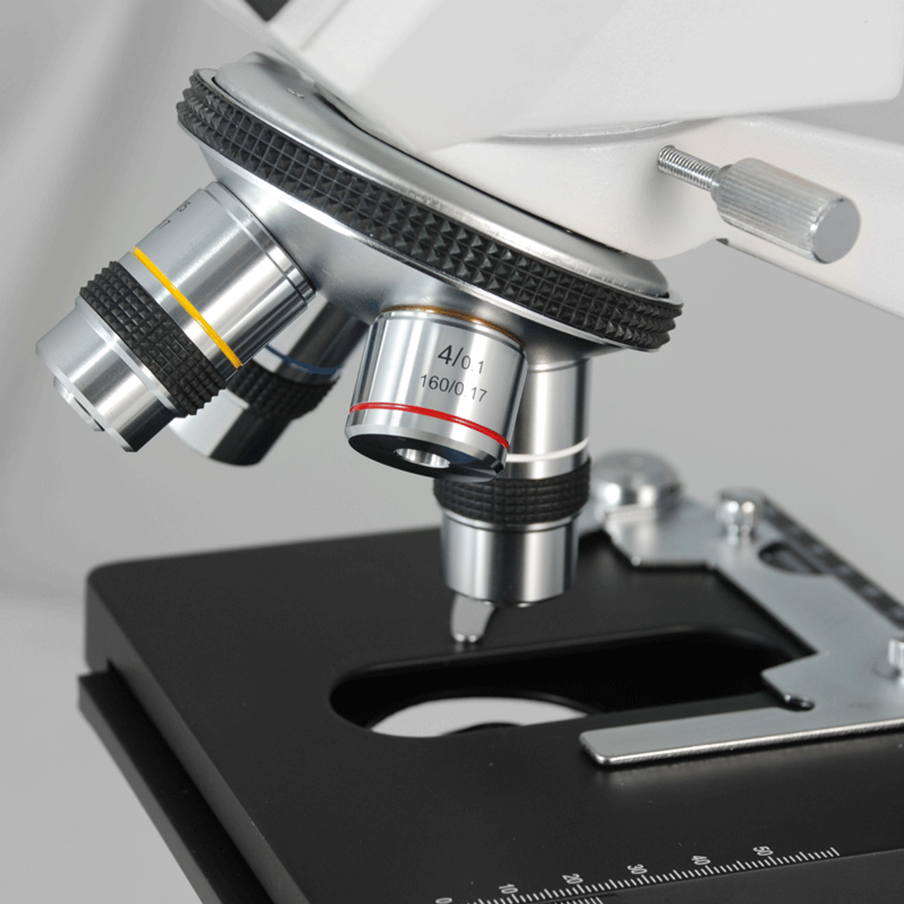 Achromatic Objective Lens Biological Microscope 4X 10X 20X 40X 60X 100X  Coated