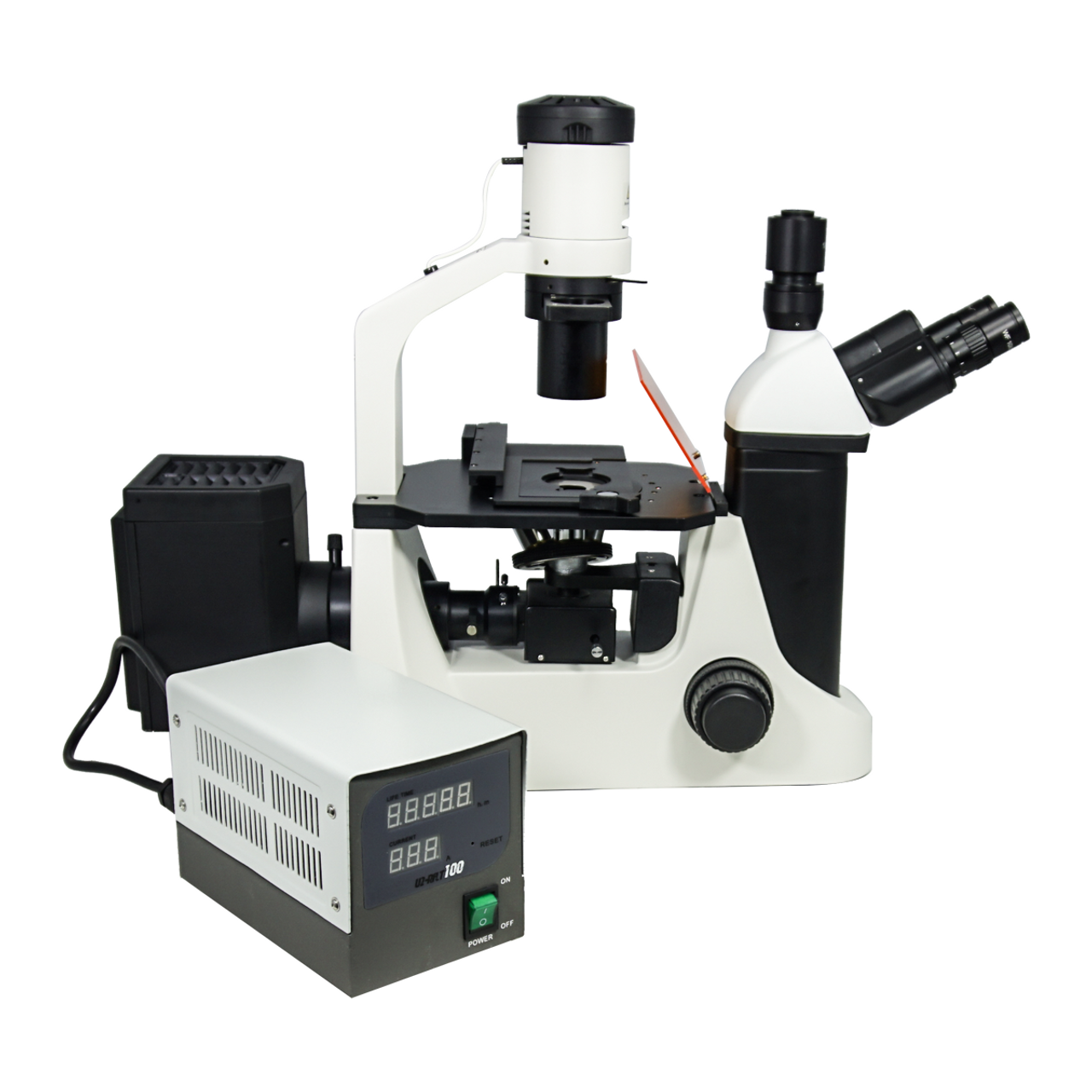 100X LED Light Source Incline Vertical Dual-purpose Microscope