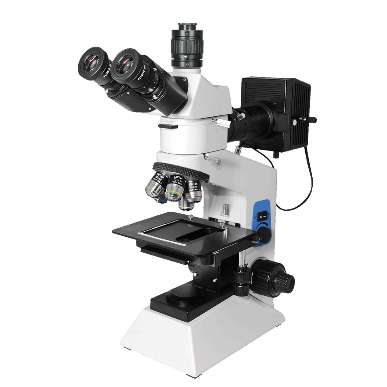 50X-1000X Metallurgical Microscope, Trinocular, Halogen Light, Bright Field  | Boli Optics Microscope Store