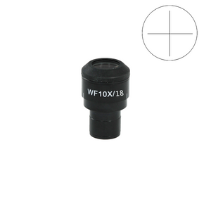 Eyepiece Field of View Dia. 18mm 10X Reticle Adjustable Eyepiece ( Dia. 23.2/FN18) PL04082242