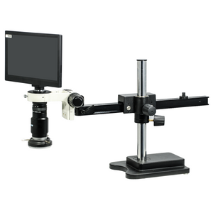 1-6X 2.0 Megapixels CMOS LED Light Ball Bearing Boom Stand Video Zoom Microscope MZ02110454