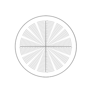 20mm/200 Div  Concentric Circles Reticle ( Dia. 24mm) RT20112161