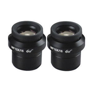 WF 15X Widefield Focusable Microscope Eyepieces, High Eyepoint, 30mm, FOV 16mm, Adjustable Diopter (Pair) SZ05023421