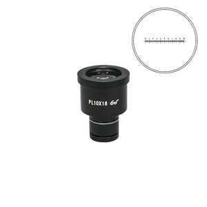 10mm/100 Div Eyepiece Field of View Dia. 18mm 10X Reticle Eyepiece ( Dia. 23.2/FN18) BM02011231