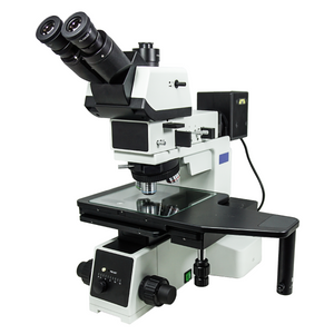 50-500X Halogen Coaxial Reflection Light XY Stage Travel Distance 158x158mm Trinocular Metallurgical Microscope MT05160323
