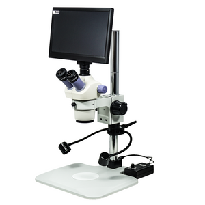 2.0 Megapixels 7-30X CMOS LED Light Post Stand Trinocular Zoom Stereo Microscope SZ02080233