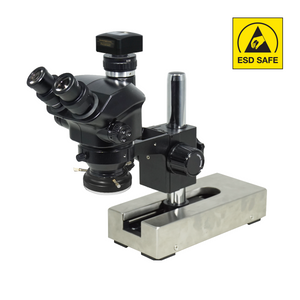 3.0 Megapixels 7-50X CMOS LED Light ESD Safe Gliding Base Stand Trinocular Zoom Stereo Microscope SZ02090236