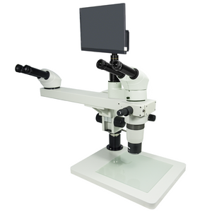 8 Megapixels 8-50X CMOS Post Stand Number of Microscope Head Dual Heads 8-50X Post Stand Dual Head Teaching Trinocular Stereo Microscope PZ02160173