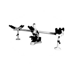 40X-1000X Five Head Multiview Teaching Biological Compound Microscope, Trinocular, LED Light