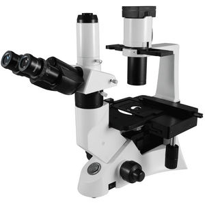 40X-400X Inverted Biological Compound Laboratory Microscope, Trinocular, Halogen Light, Mechanical Stage