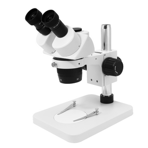 10X/30X Widefield Stereo Microscope, Trinocular, Post Stand