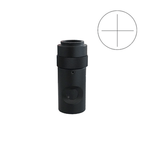1X Adjustable Microscope Camera Coupler C-Mount Adapter 25.4mm with Cross Line Reticle MZ02016411