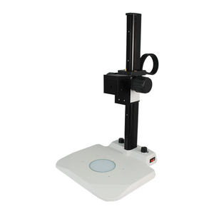 Microscope Track Stand, N Adapter Coarse Focus Rack, LED Bottom Light Base (Dimmable)