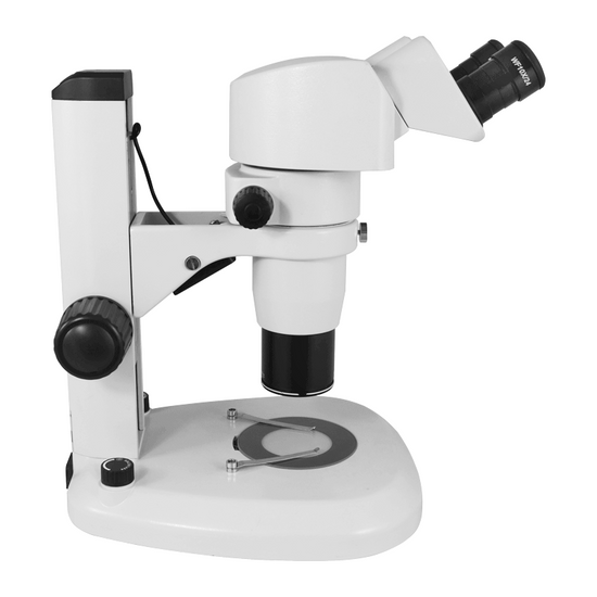 8X-50X Widefield Parallel Zoom Stereo Microscope, Binocular, Track Stand, LED Top and Bottom Light