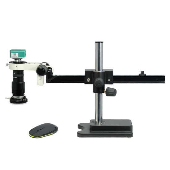 1-6X 2.0 Megapixels CMOS LED Light Ball Bearing Boom Stand Video Zoom Microscope MZ02110453