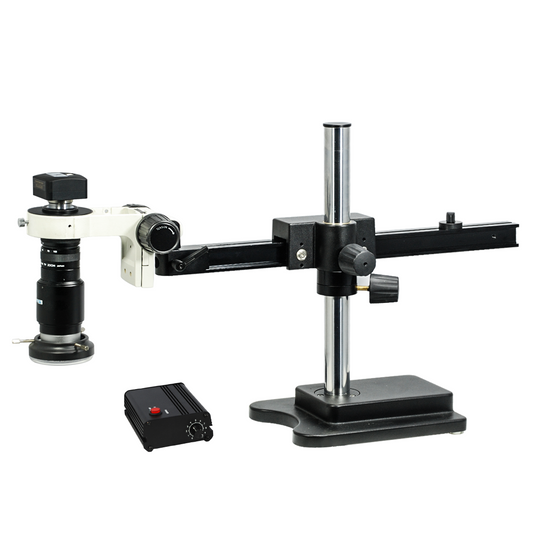 1-6X 3.0 Megapixels CMOS LED Light Ball Bearing Boom Stand Video Zoom Microscope MZ02110452