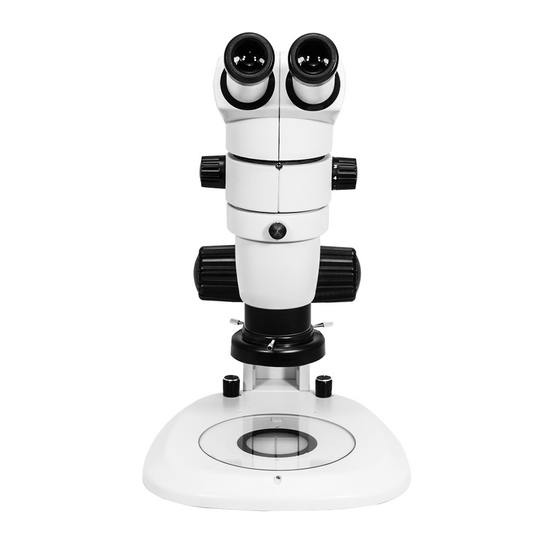 8-65X LED Transmitted Light Track Stand Binocular Parallel Zoom Stereo Microscope PZ17110121