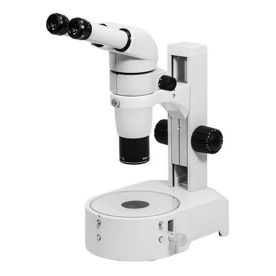 8-50X Track Stand Halogen Transmitted Light Binocular Parallel Zoom Stereo Microscope PZ17120121