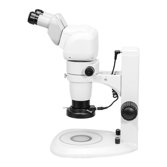 8-65X LED Transmitted Light Track Stand Binocular Parallel Zoom Stereo Microscope PZ17110122