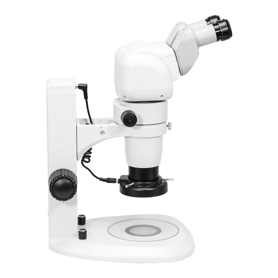 8-65X LED Transmitted Light Track Stand Binocular Parallel Zoom Stereo Microscope PZ17110122